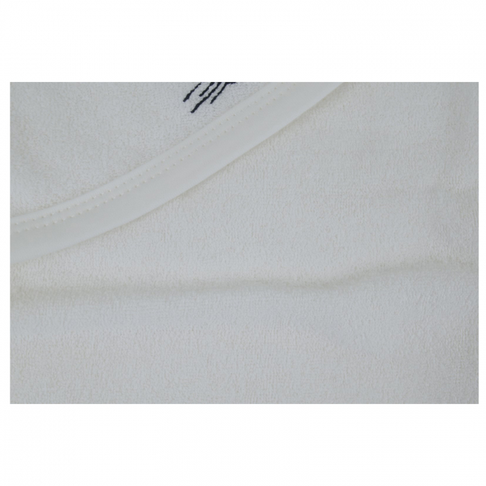 Prosop cu gluga 90 x 85 cm Babyline 9-599, Alb [3]