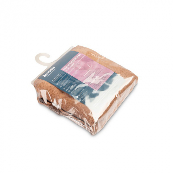 Prosop cu gluga 90 x 90 cm pentru copii Sensillo 319159, Maro [2]