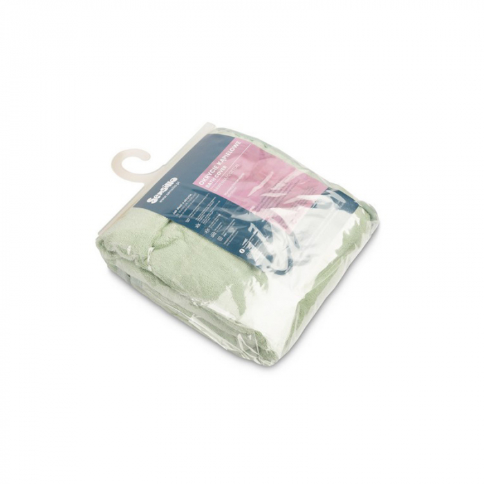 Prosop cu gluga 90 x 90 cm pentru copii Sensillo 319166, Verde [3]