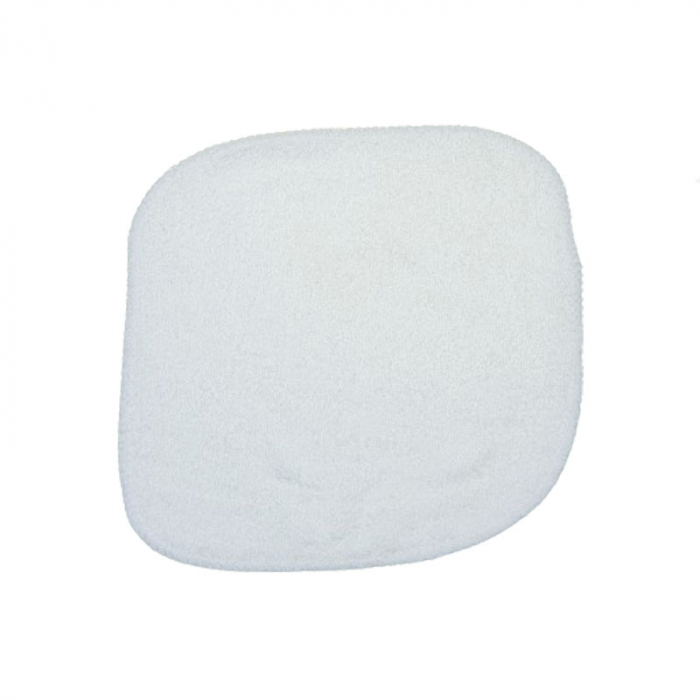 Prosop cu gluga din bumbac pentru fete 100 x 85 cm Mini Junior PSB-935, Alb [4]