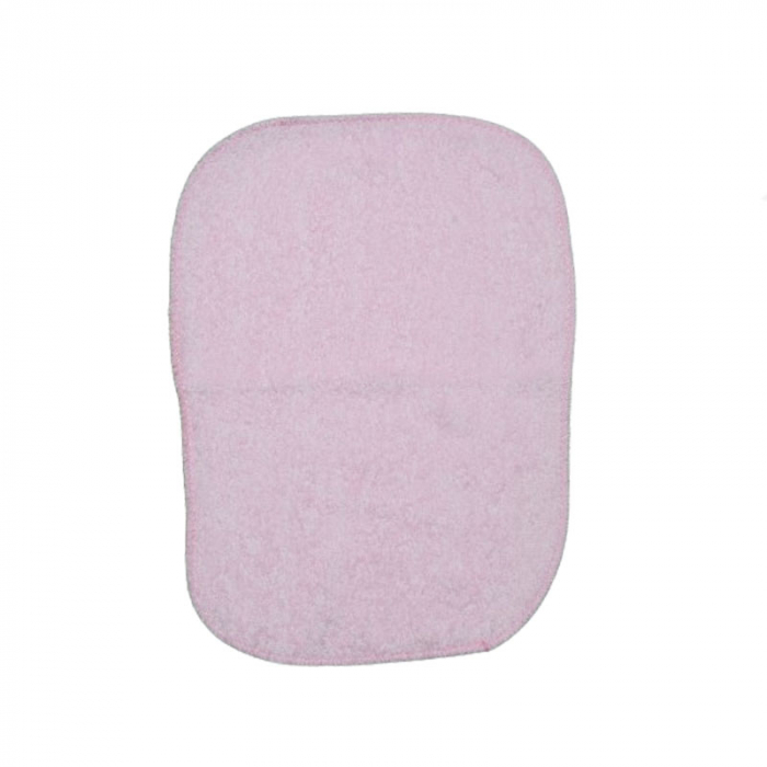 Prosop cu gluga din bumbac pentru fete 100 x 85 cm Mini Junior PSB-935-1, Roz [4]