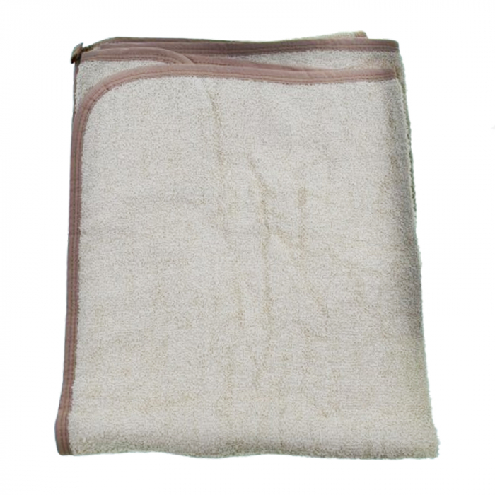 Prosop cu gluga din bumbac pentru copii 70 x 70 cm Mini Junior PSP-11, Bej [3]