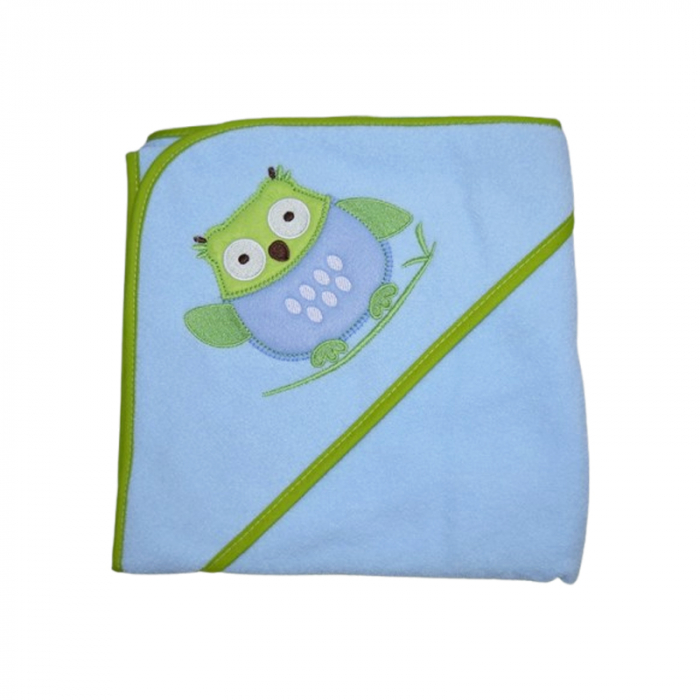 Prosop cu gluga din bumbac Thermofleet pentru copii, Mini Junior MJ7-060225, Albastru [2]