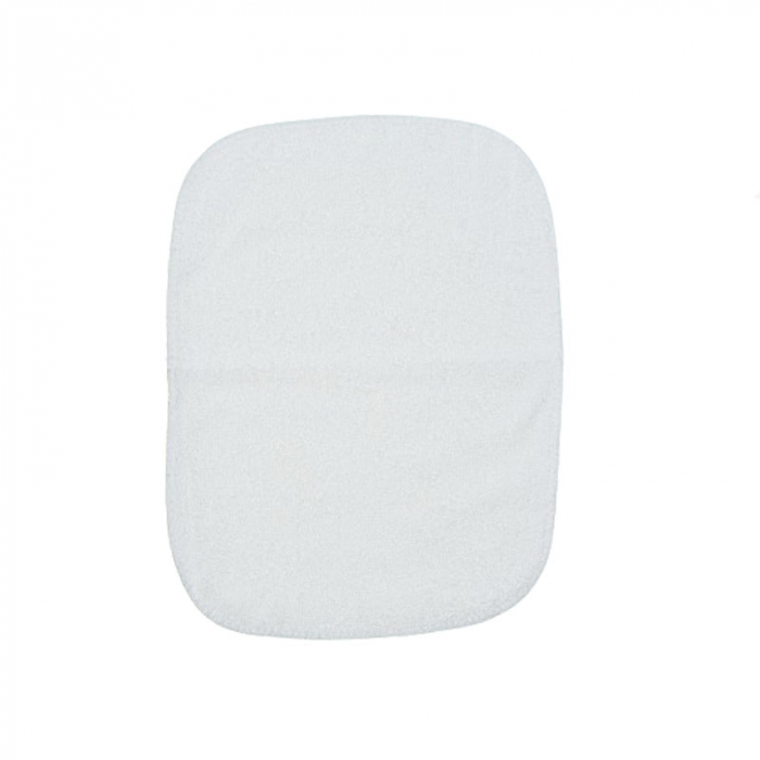 Prosop cu gluga din bumbac pentru baieti 100 x 85 cm Mini Junior PSB-0060, Alb [2]