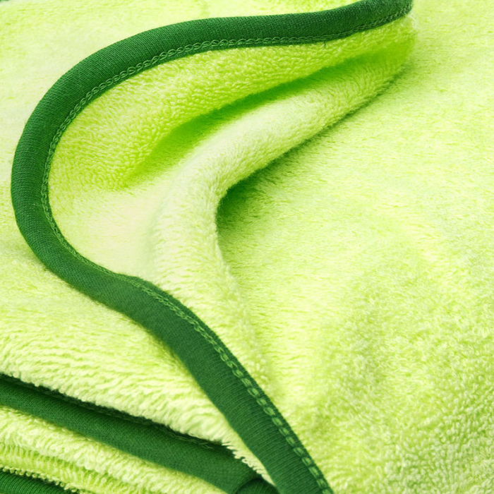 Prosop de baie cu gluga pentru copii 100 x 100 cm Sensillo 524174, Verde [2]