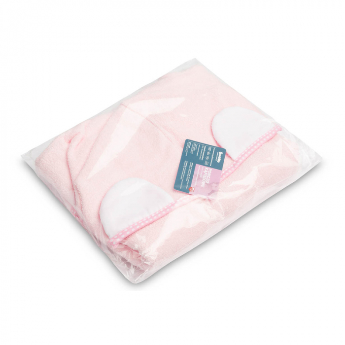Prosop poncho pentru fete 55 x 60 cm Sensillo 399355, Roz [5]