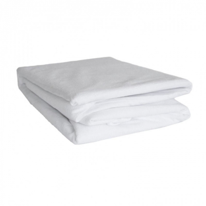 Protectie impermeabila din frotir pentru saltea 120 x 60 cm Mini Junior 180823, Alb [4]