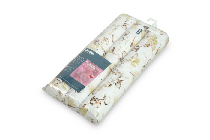 Protectie laterala pentru patut, din 3 bucati x 60 cm, Sensillo 395067, Alb [2]