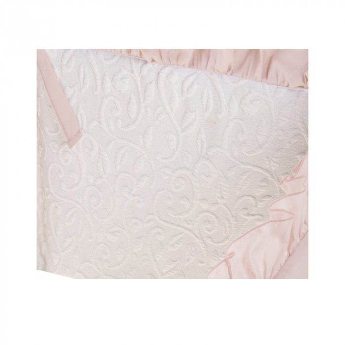 Protectie laterala pentru patut 180 x 30 cm Belisima Bella P02-0459, Roz [2]