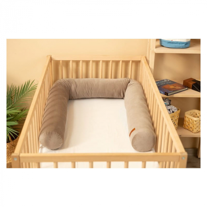 Protectie laterala pentru patut 200 x 15 cm Sensillo SILLO-2231003, Maro [4]