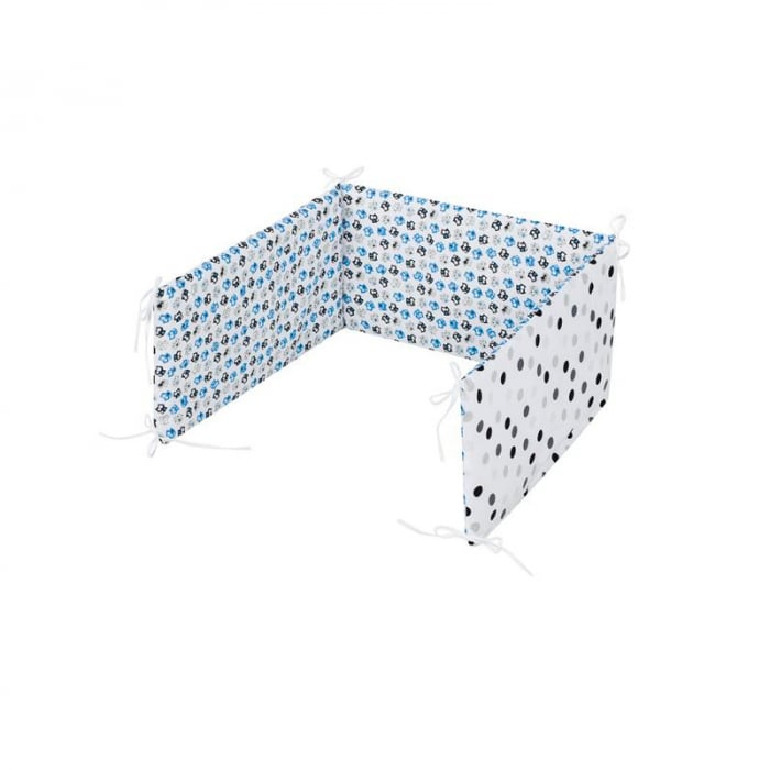 Protectie laterala pentru patut, 180 x 30 cm, Kociaki P01-632-2, Albastru [1]