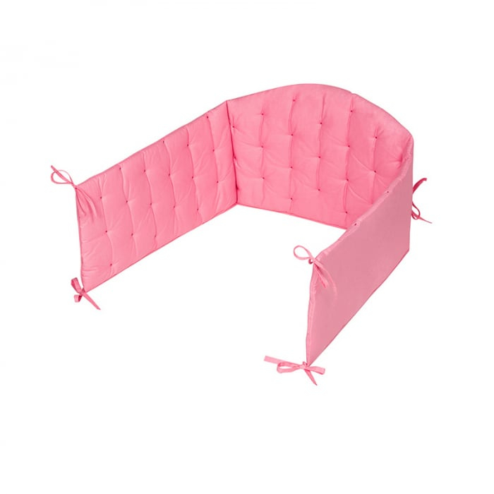 Protectie laterala pentru patut, 180 x 30 cm, Malina Belisima P01-426-2, Roz [1]