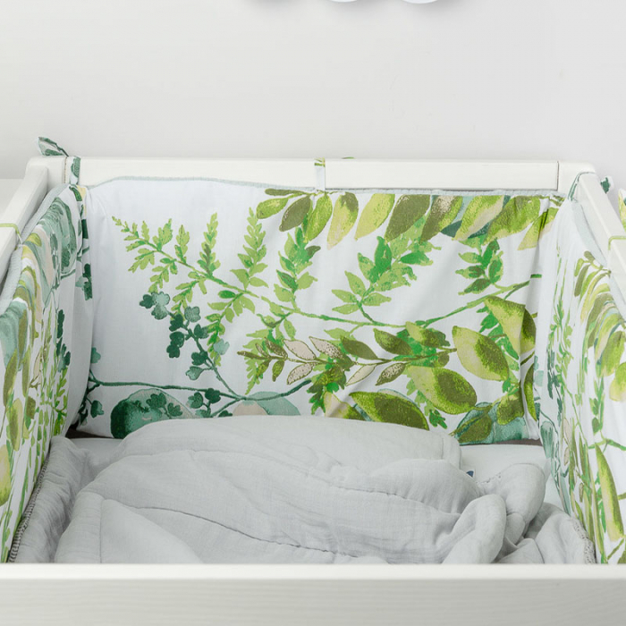 Protectie laterala pentru patut 180 x 30 cm 386744-0-luni Sensillo, Verde [5]