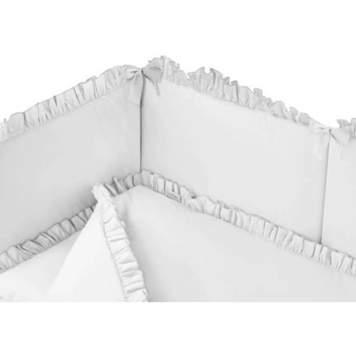 Protectie laterala pentru patut 180 x 33 cm Belisima Pure P02-0921, Gri [2]