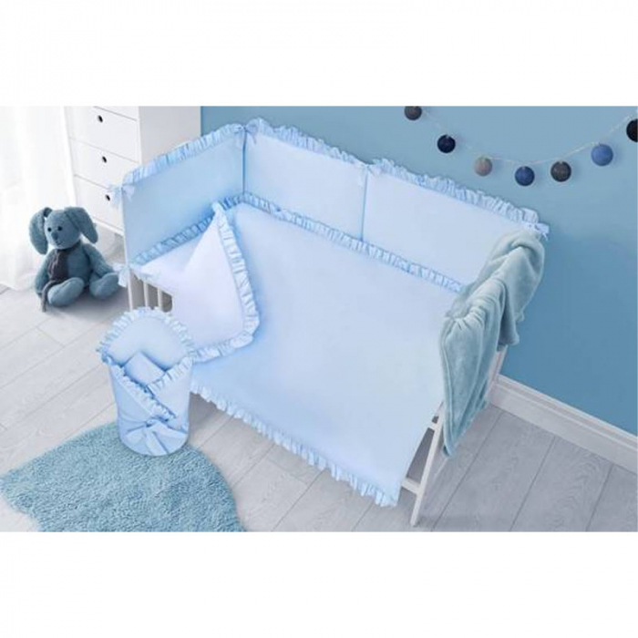 Protectie laterala pentru patut 180 x 33 cm Belisima Pure P02-0920, Albastru [3]