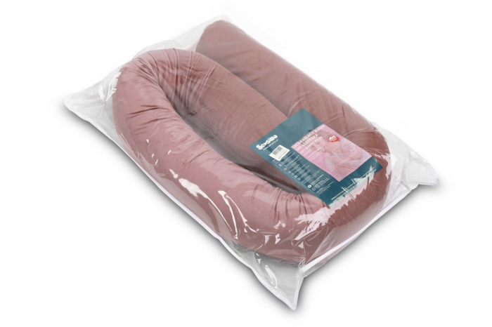 Protectie laterala pentru patut 200 x 15 cm, Sensillo SILLO-395159, Roz [4]