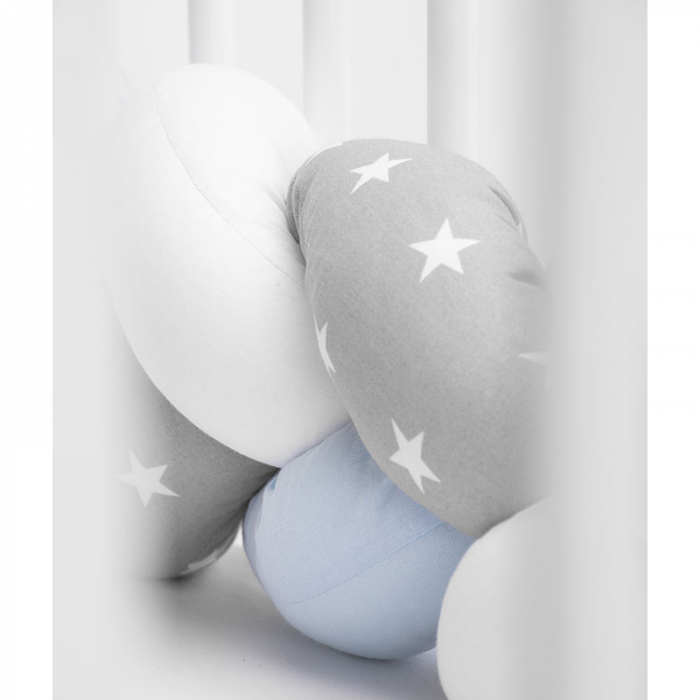 Protectie laterala pentru patut 210 cm Sensillo 303455, Multicolor [3]