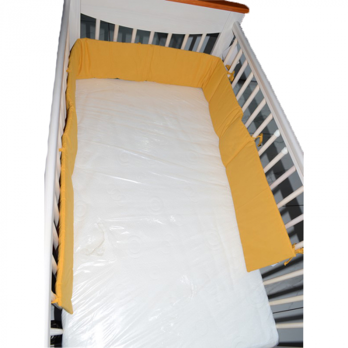 Protectie laterala pentru patut 260 x 23 Albero Mio Tropics N003G, Galben [2]