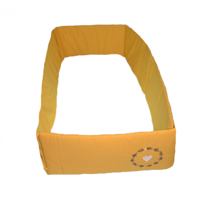 Protectie laterala pentru patut 260 x 23 Albero Mio Tropics N003G, Galben [4]