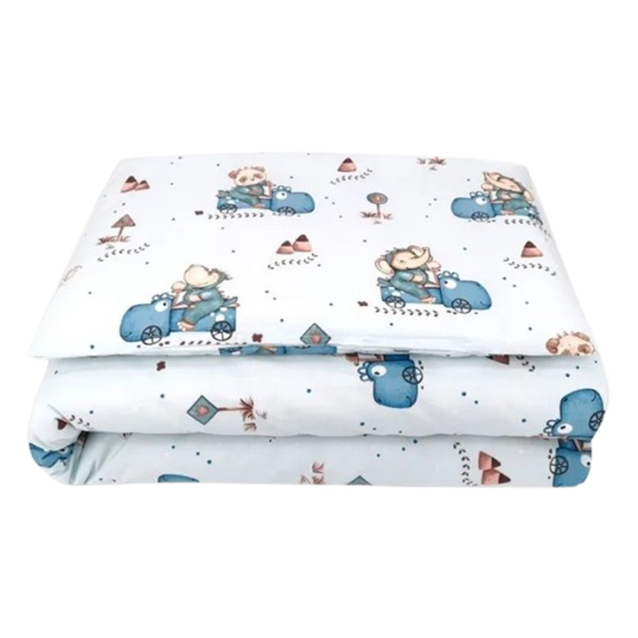 Protectie laterala pentru patut, 360 x 30 cm, MimiNu 143000-23, Albastru [1]