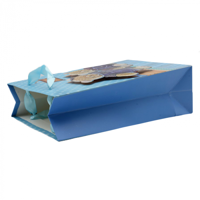 Punga cadou 24 x 8,2 x 18 cm Midex PCM-9, Albastru [3]