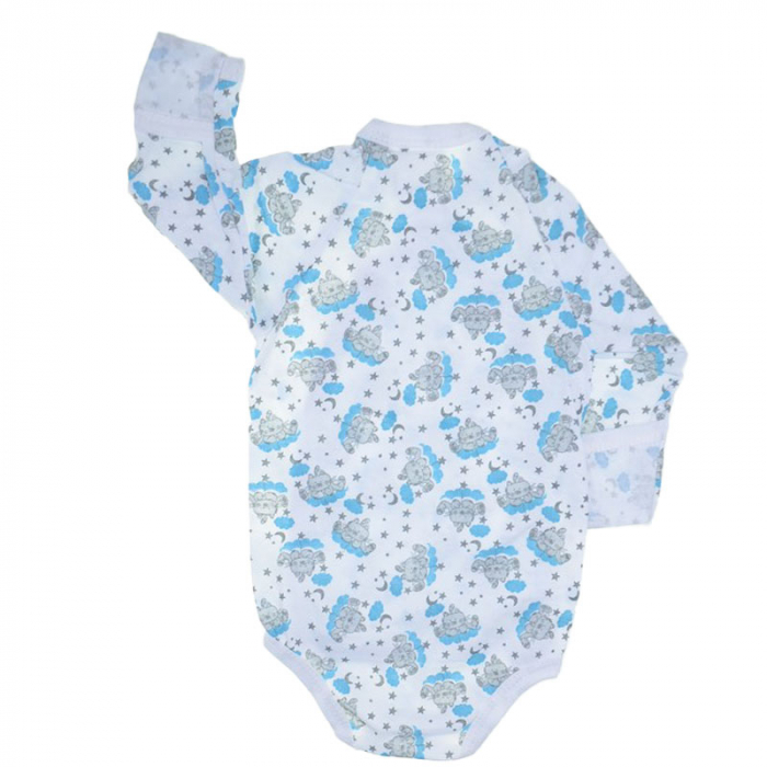 Body cu maneca lunga pentru baieti Happy CA52427-F, Multicolor [2]