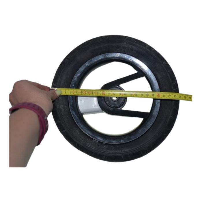 Roată față pentru carucior BabyActive RT1706-31, Negru [2]