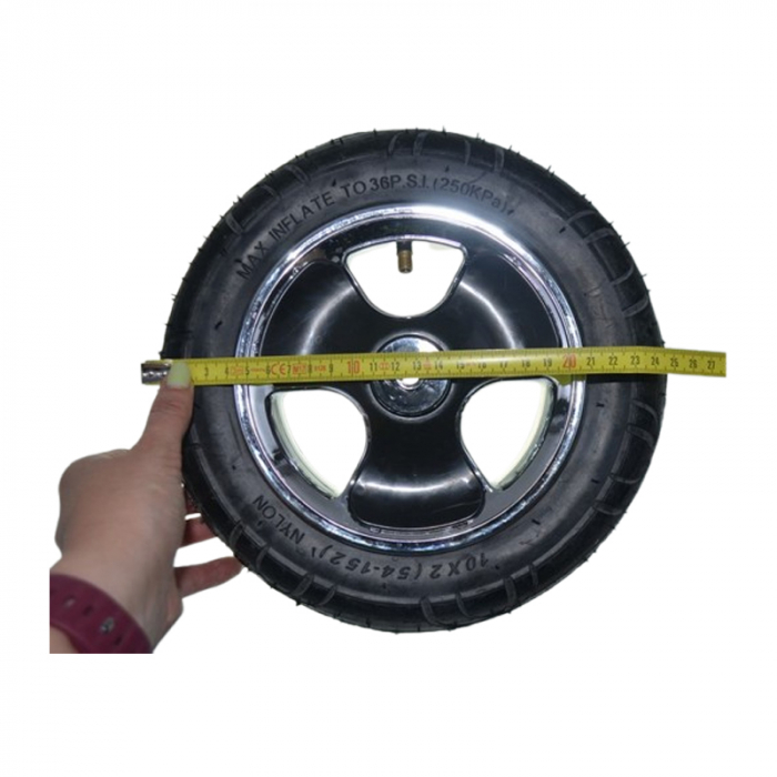 Roată față pentru carucior BabyActive RT1706-33, Negru [2]