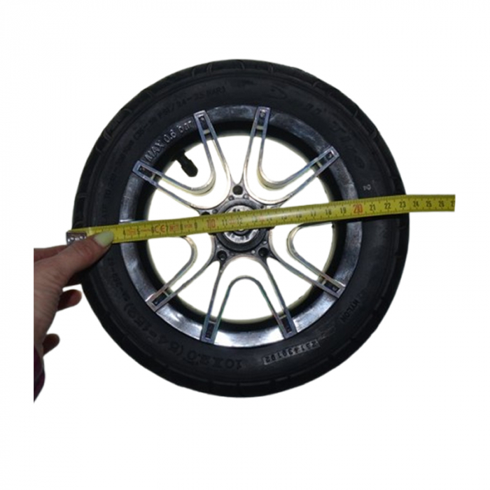 Roată față pentru carucior BabyActive RT1706-34, Negru [2]