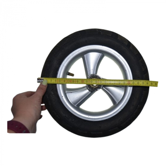 Roată față pentru carucior BabyActive RT1706-40, Negru [2]