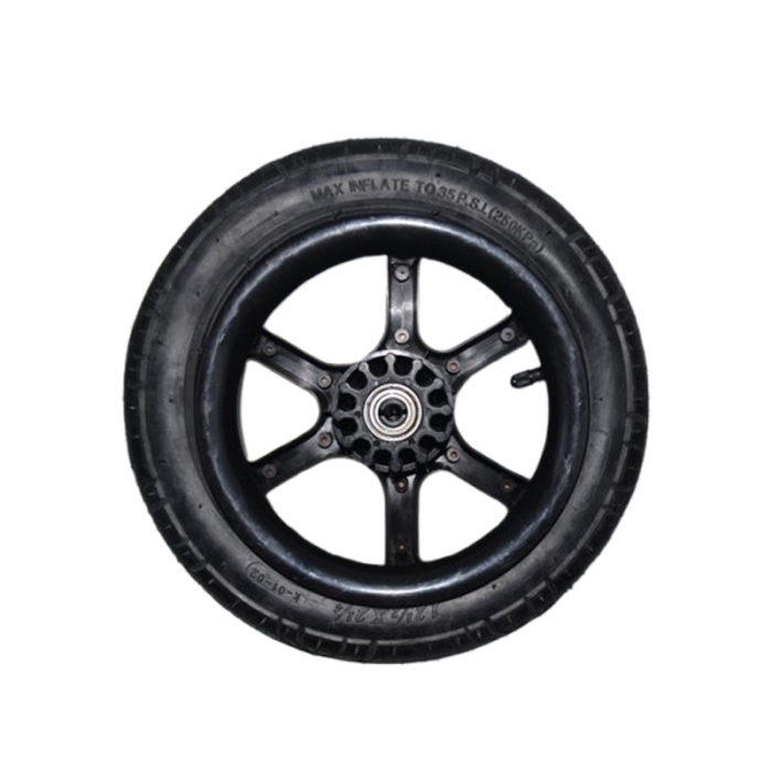 Roata spate pentru carucior BabyActive, RT1706-61, Negru [3]