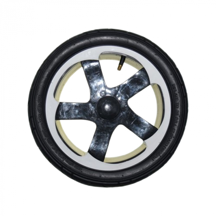 Roata spate pentru carucior BabyActive, RT1706-63, Negru [1]