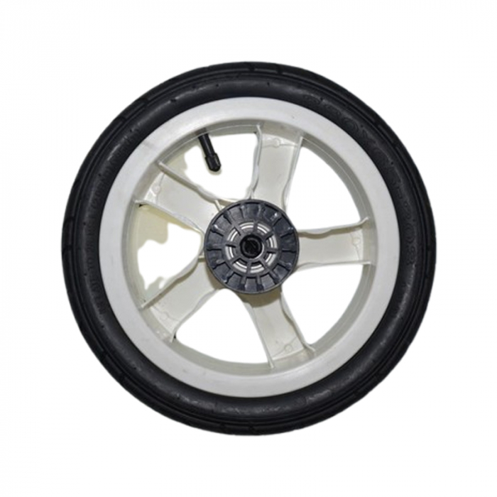 Roata spate pentru carucior BabyActive, RT1706-64, Negru [2]