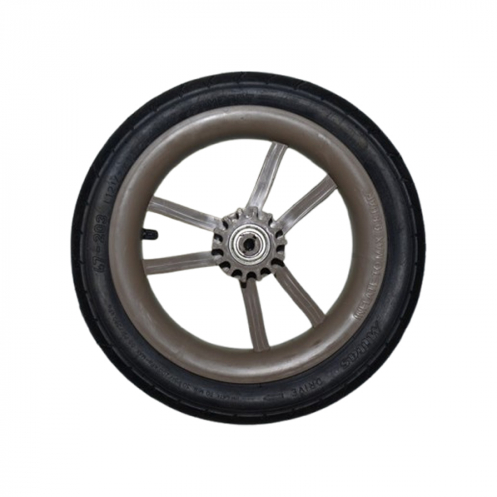 Roata spate pentru carucior, BabyActive RT1706-68, Negru [3]