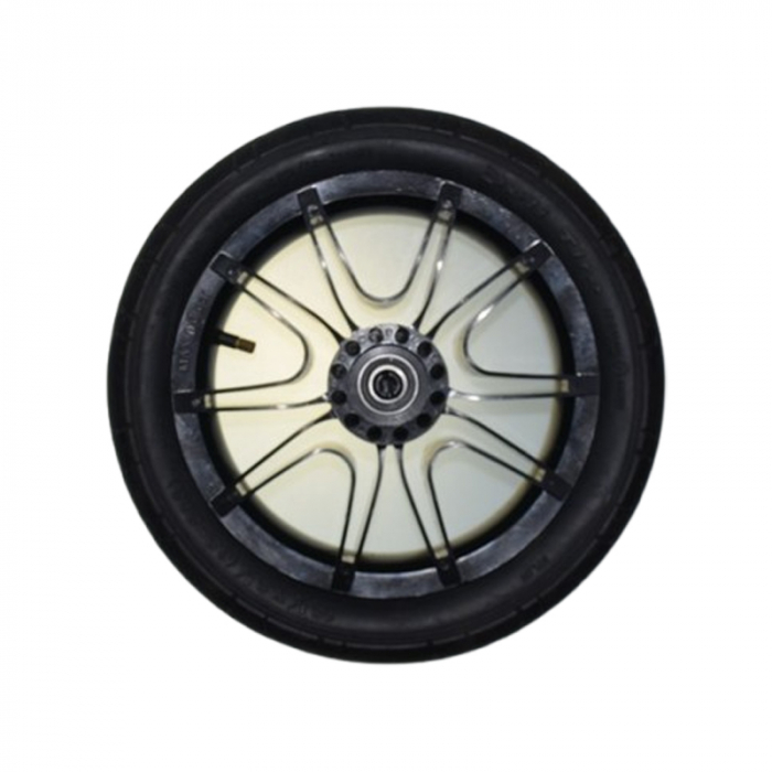 Roata spate pentru carucior, BabyActive RT1706-72, Negru [3]