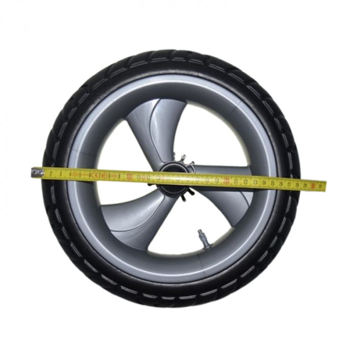 Roata spate pentru carucior, BabyActive RT1706-73, Negru [2]