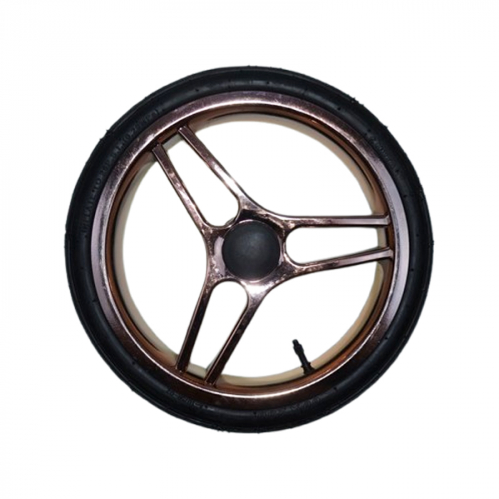 Roata spate pentru carucior, BabyActive RT1706-74, Negru [1]
