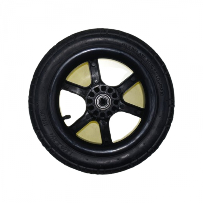 Roata spate pentru carucior, BabyActive RT1706-75, Negru [3]