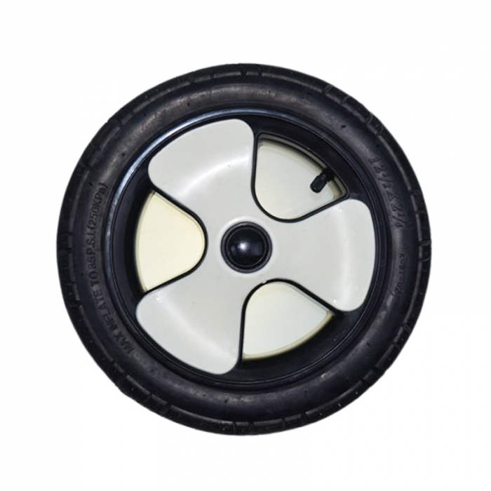 Roata spate pentru carucior, BabyActive RT1706-75, Negru [1]