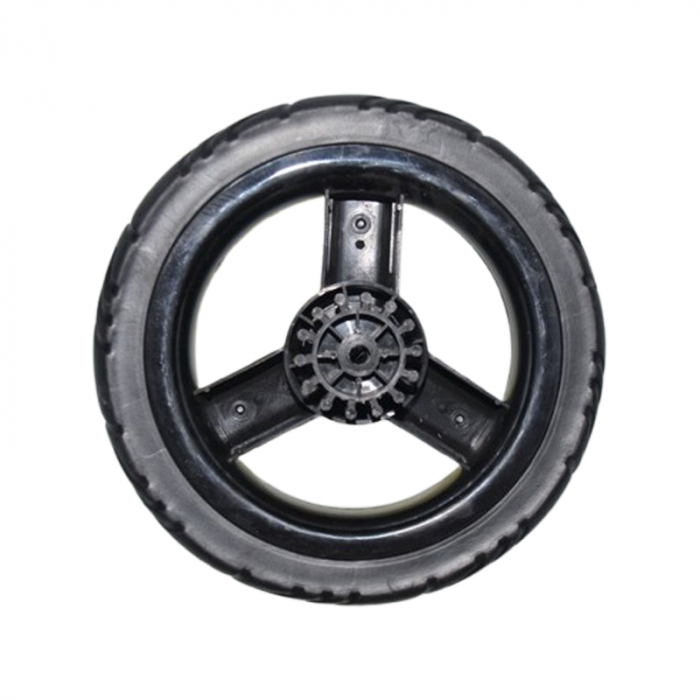 Roata spate pentru carucior, BabyActive RT1706-77, Negru [3]