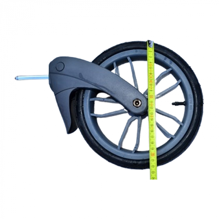 Roata fata cu osie pentru carucior BabyActive RTA-BA48, Gri [2]