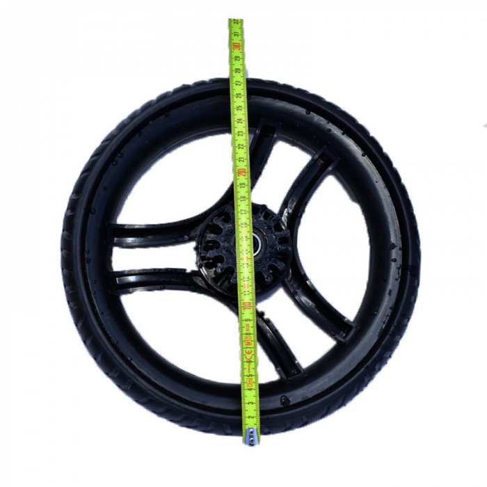 Roata spate pentru carucior BabyActive RTA-BA5, Negru [3]