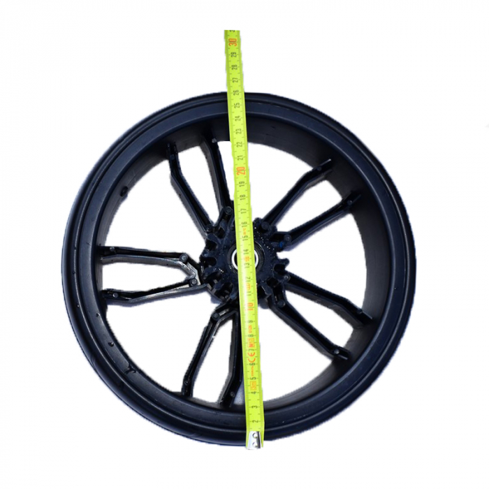 Roata spate pentru carucior BabyActive RTA-BA7, Negru [3]