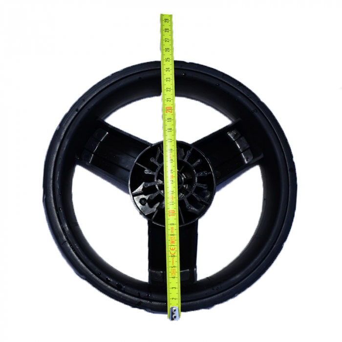 Roata spate pentru carucior BabyActive RTA-BA8, Negru [3]