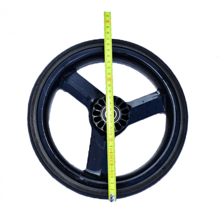 Roata spate pentru carucior BabyActive RTA-BA9, Negru [3]