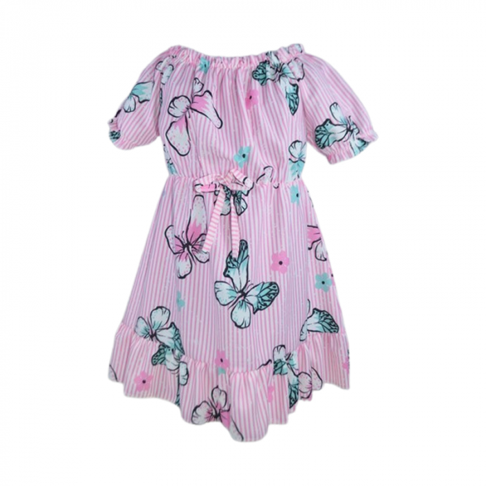Rochie casual pentru fete, Lucky, LK2199, Roz [1]