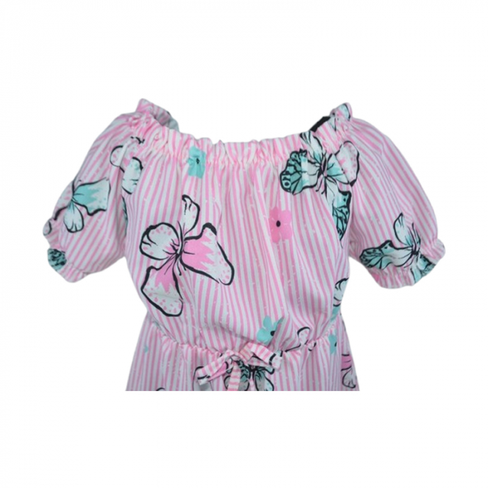Rochie casual pentru fete, Lucky, LK2199, Roz [2]