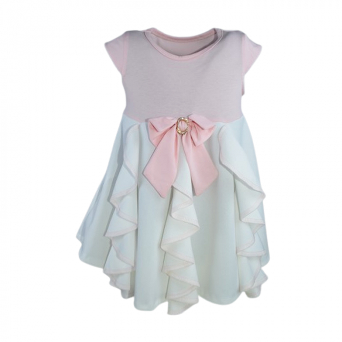 Rochie casual pentru fete, Lucky, LK5037, Roz [1]