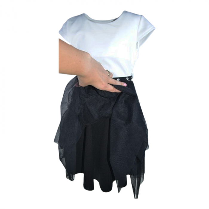 Rochie casual pentru fete, Lucky, LK528N, Negru [5]