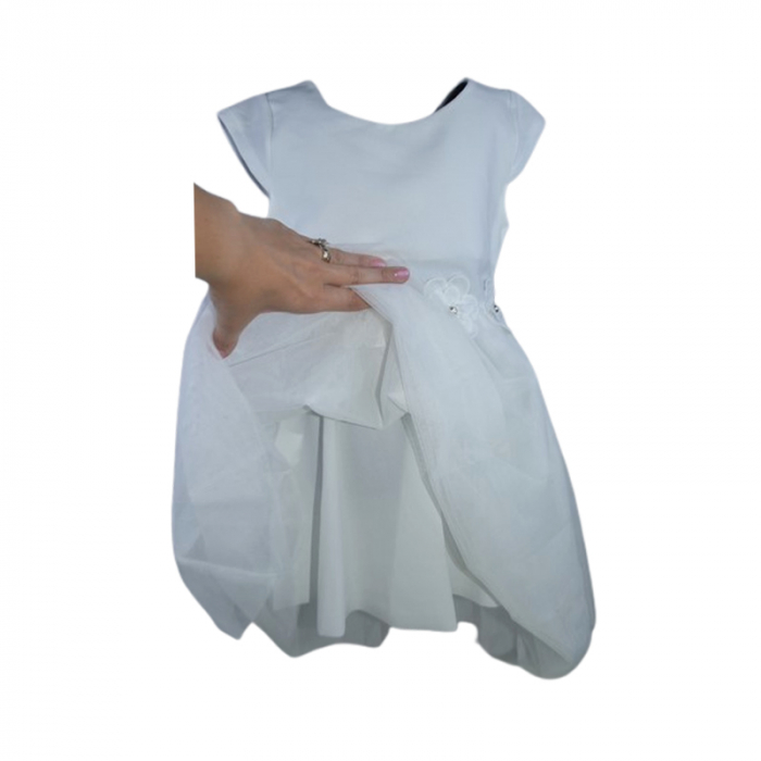 Rochie casual pentru fete, Lucky, LK717, Alb [5]